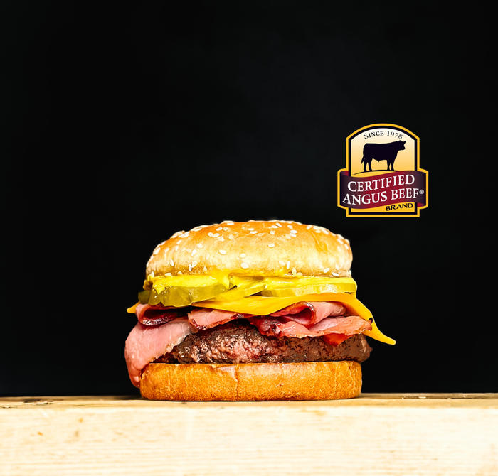 Burger Smoked Meat 🍔🥩🥒  