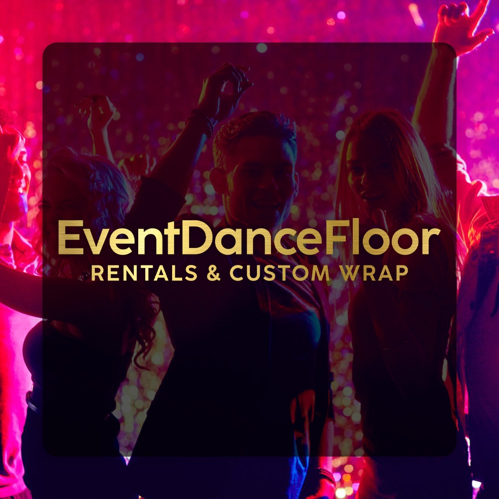 How do disco ball-inspired dance floors enhance the overall atmosphere of a dance party?