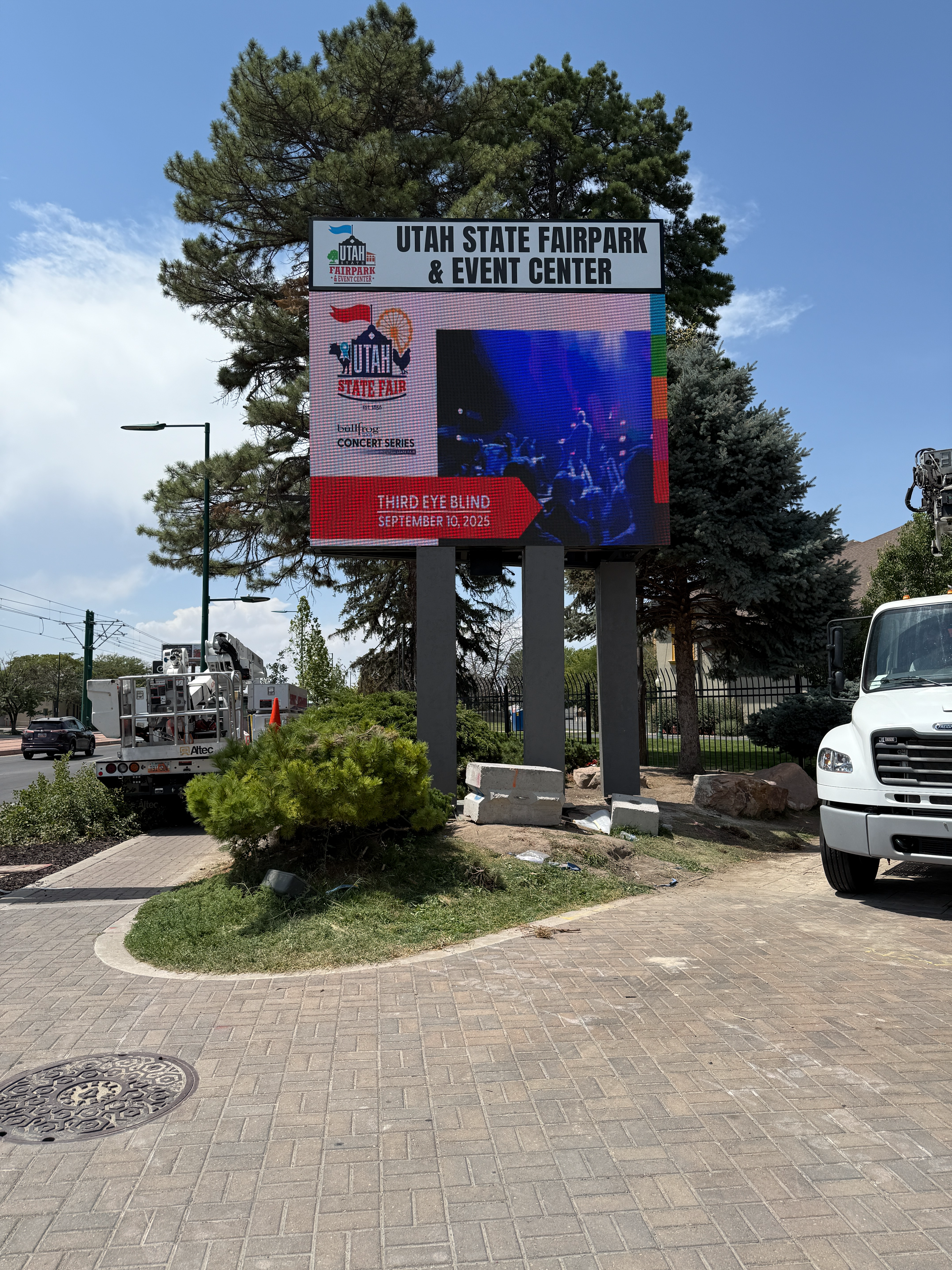 Utah State Fairpark Electronic Message Center in Salt Lake City
