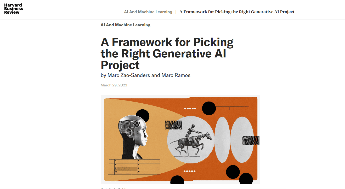 企業が取り組むべきAIプロジェクト選定の新たなフレームワークをハーバード・ビジネス・レビューが提唱のサムネイル画像