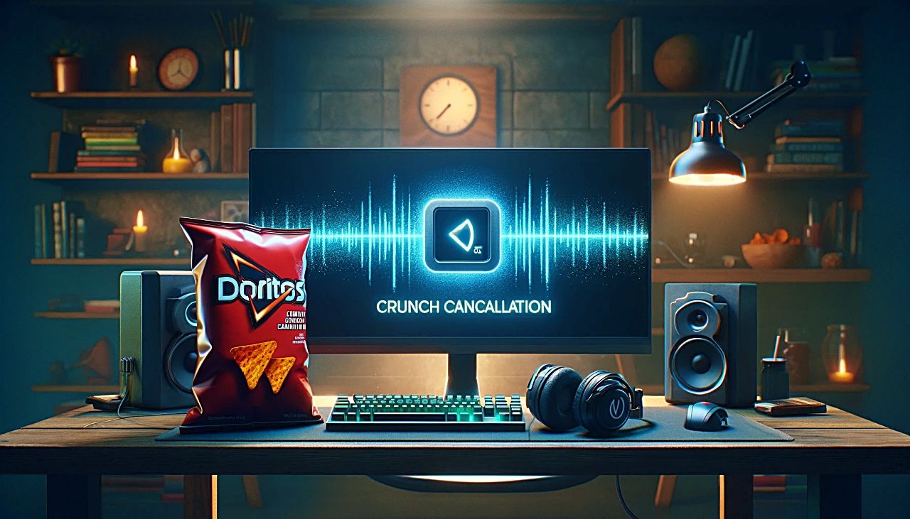 オンラインゲームやミーティング中に食べてもバレない？「DORITOS SILENT」咀嚼音をAIが狙って消音のサムネイル画像