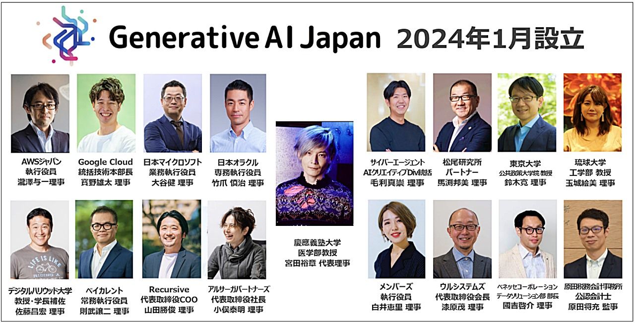 生成AIの進展と社会への影響促進を目指す「一般社団法人Generative AI Japan」設立ーー日本全体の産業競争力を高めるのサムネイル画像