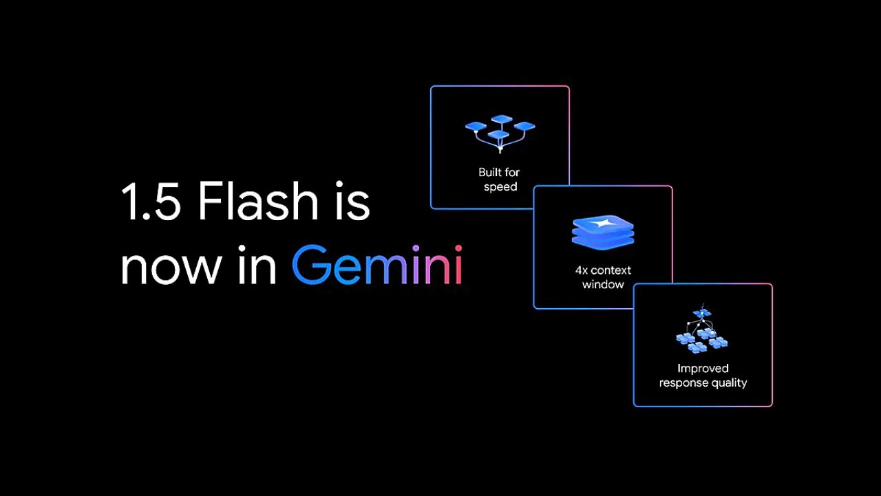 Google Gemini、「1.5 Flash」にアップグレード：無料版で高速応答と32Kトークンの長文対応が可能にのサムネイル画像