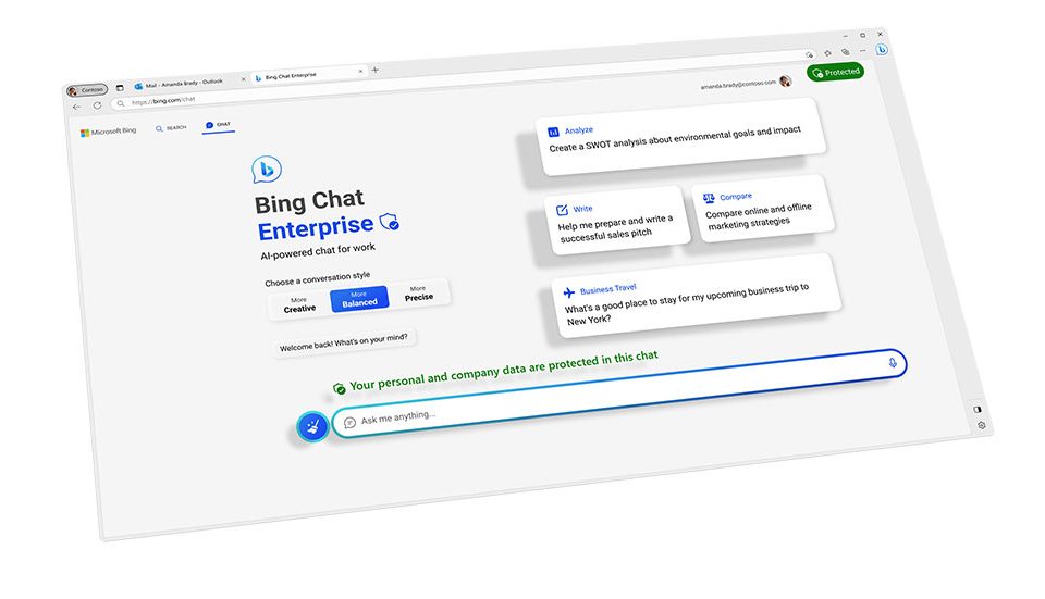 “企業版ChatGPT” こと「Bing Chat Enterprise」会話の中身はMicrosoftも見ず 機密漏らさぬ特別仕様
のサムネイル画像