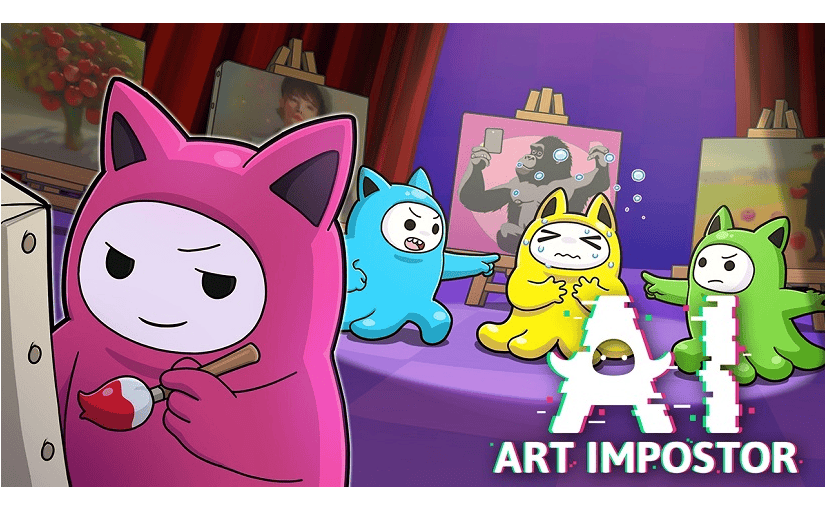 AIに絵を描かせて遊ぶパーティゲーム「AIアートインポスター」登場のサムネイル画像
