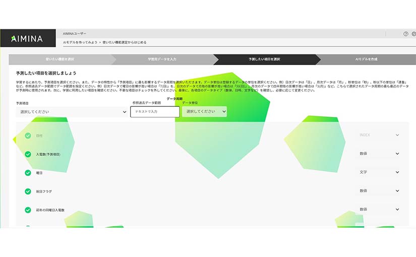 ブラウザ上でAIが試せるプラットフォーム「AIMINA」、需要予測など時系列データ解析の提供開始のサムネイル画像