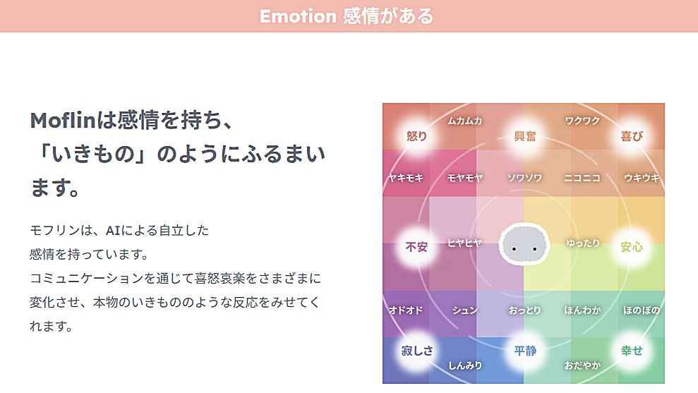 カシオ、AIペット「モフリン」を発売:400万通り以上の個性を カシオ、AIペット「モフリン」を発売:400万通り以上の個性を
