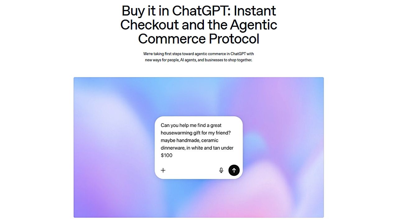 ChatGPTに「Instant Checkout」登場──ECサイトの商品をチャット内で直接購入可能にのサムネイル画像