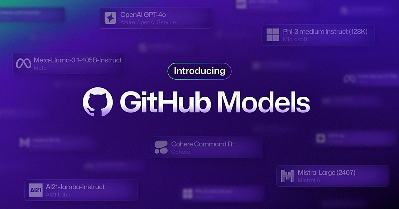 GitHubが開発者向けに「GitHub Models」を発表　最新のAIモデルを無料で試せる機会を提供のサムネイル画像