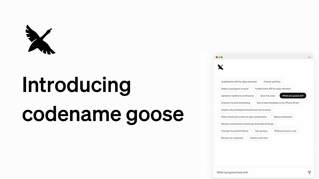 Twitter創業者ジャック・ドーシー氏率いるBlock、オープンソースAIエージェント「Goose」を発表 – タスク自動化と生産性向上を支援のサムネイル画像