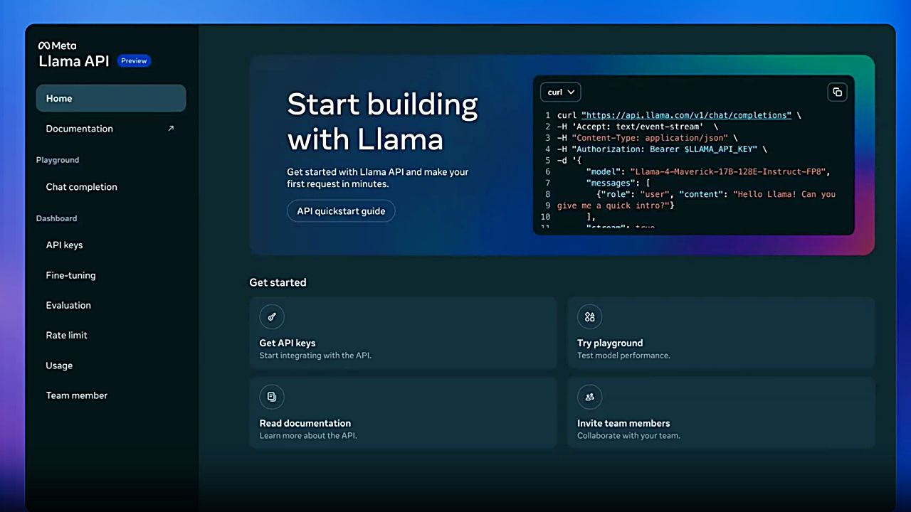Meta、開発者向けAI製品プラットフォーム「Llama API」を限定公開のサムネイル画像