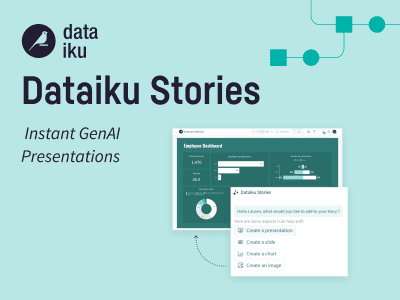 企業データを動的に可視化し物語化――Dataiku Japan、生成AIを活用した新機能「Dataiku Stories」を発表のサムネイル画像