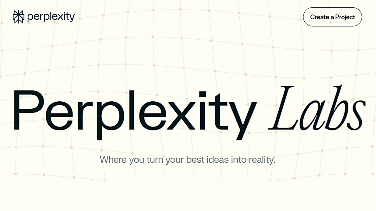 Perplexity AI、Proユーザー向けに新機能「Labs」を正式公開──10分で分析レポートやアプリを自動生成のサムネイル画像
