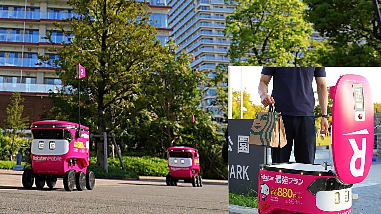 楽天、都内で自動配送ロボット「楽天無人配送」を本格始動 - 晴海・月島エリアでサービス開始のサムネイル画像