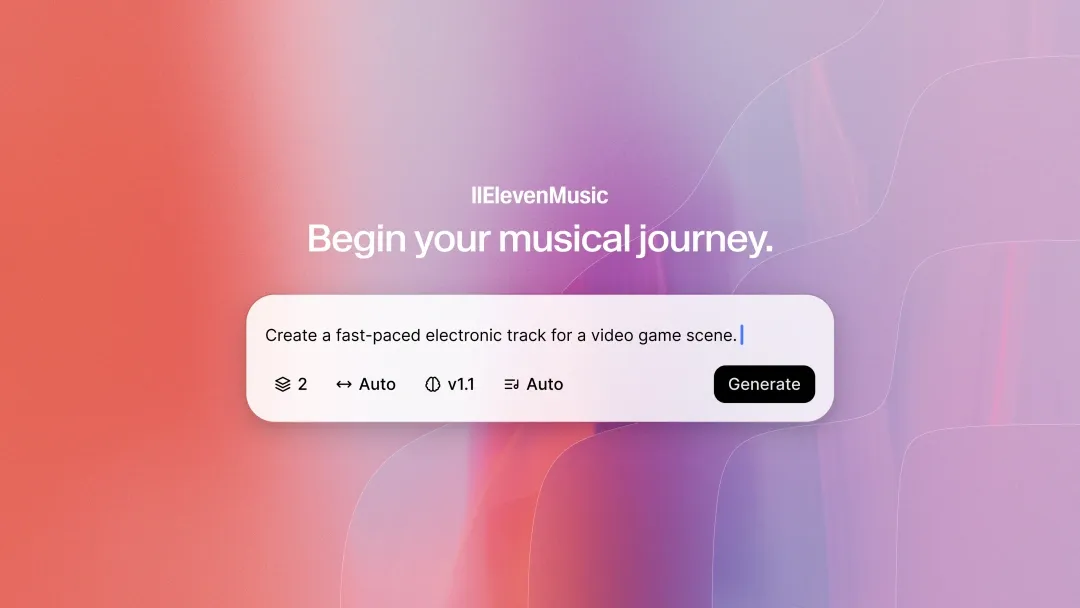 ElevenLabs、自然言語プロンプトでスタジオ級音楽を生成できる「Eleven Music」を発表 ─ 商用利用にも対応、日本語歌詞生成も可能、Merlin・Kobaltと提携のサムネイル画像