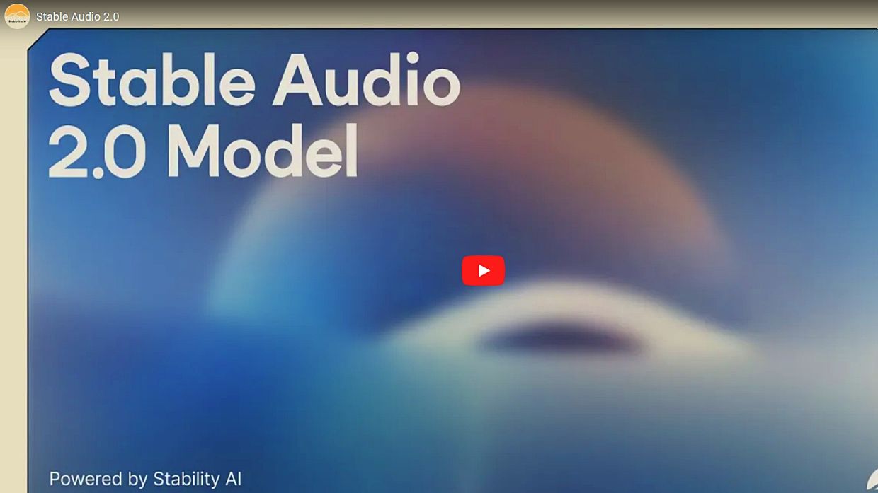 Stability AI　音楽生成AI「Stable Audio 2.0」にバージョンアップ　最大3分間の高品質なフルトラックを生成　Audio-to-Audio機能ものサムネイル画像
