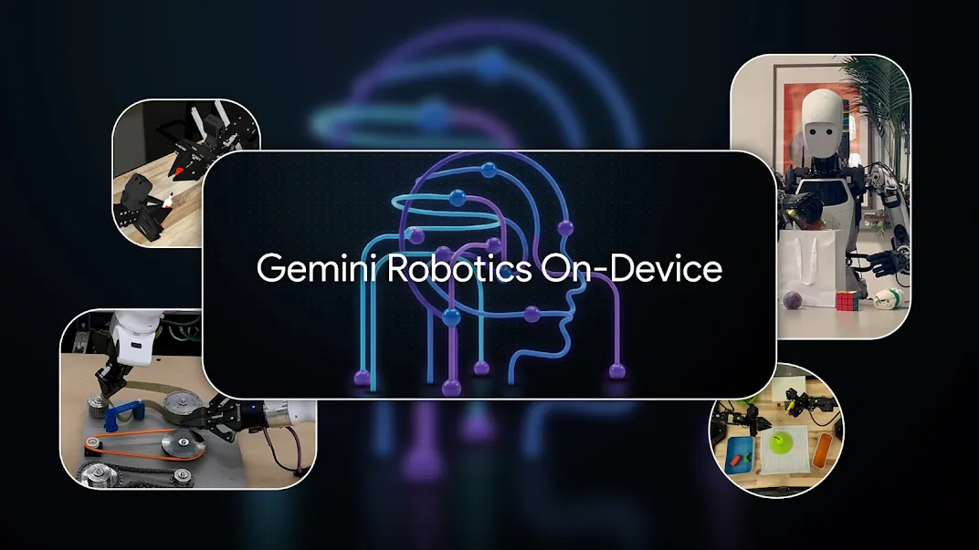 Google、オフライン環境で高精度動作するロボット用AI「Gemini Robotics On‑Device」を公開のサムネイル画像