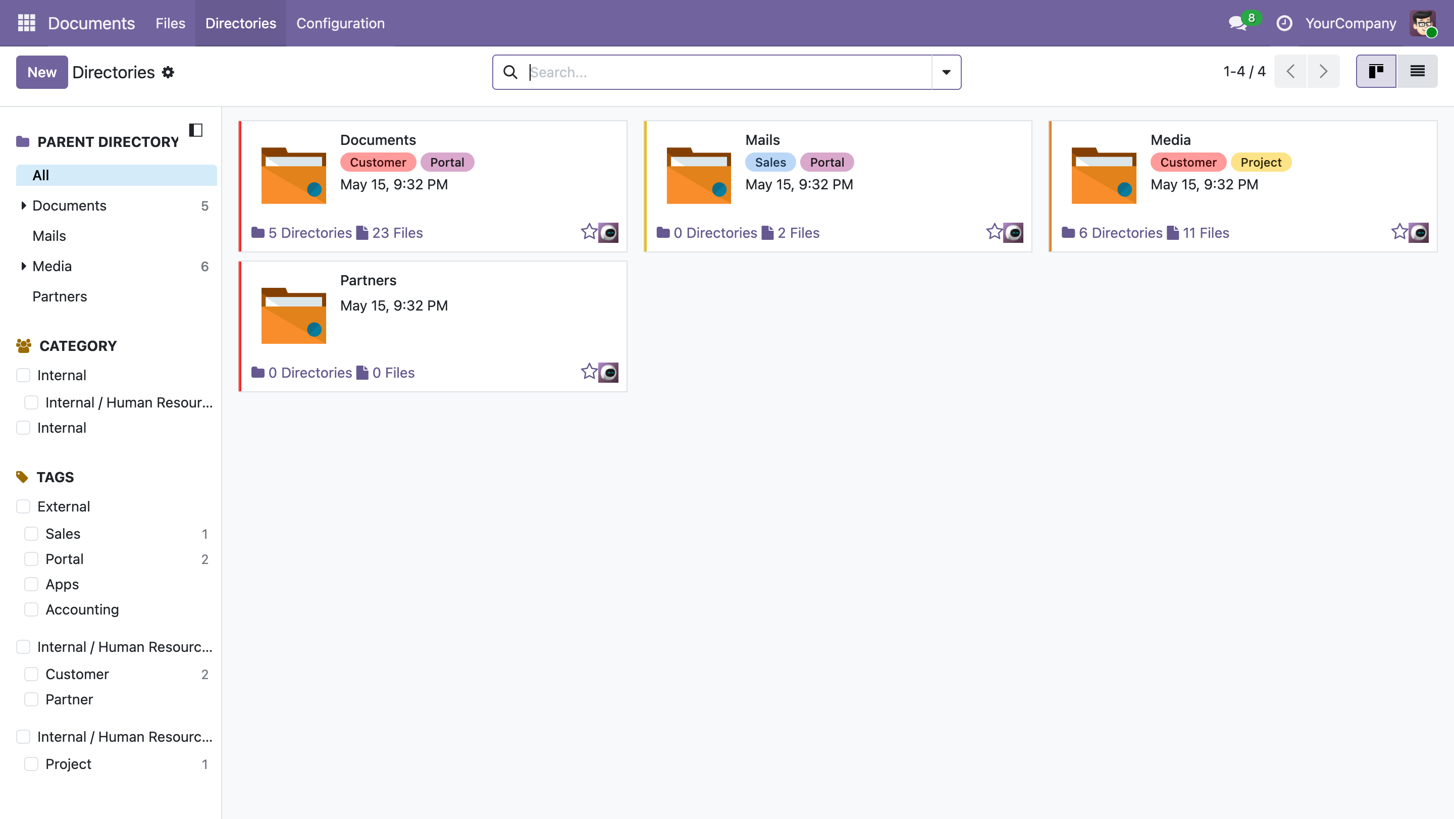 Directory kanban — before
