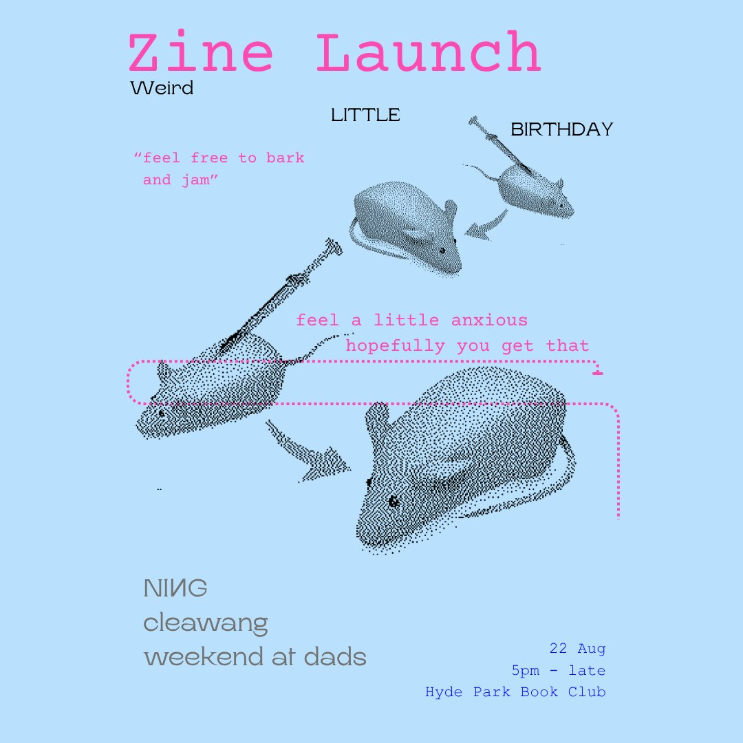 werid little birthday(zine launch)