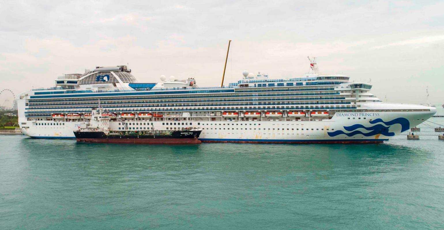 Thêm 44 ca nhiễm virus Corona mới trên siêu du thuyền Diamond Princess và công bố ca tử vong đầu tiên