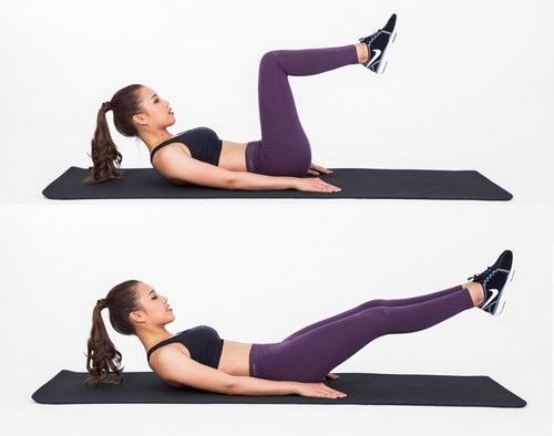 Bài tập chân supine