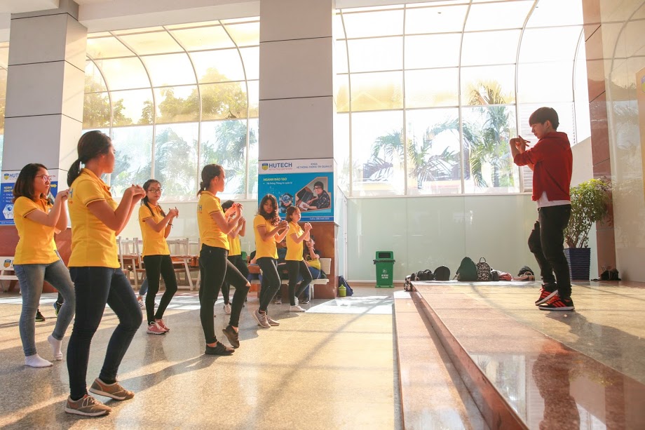 Nhà văn hóa với không gian rộng, thoáng