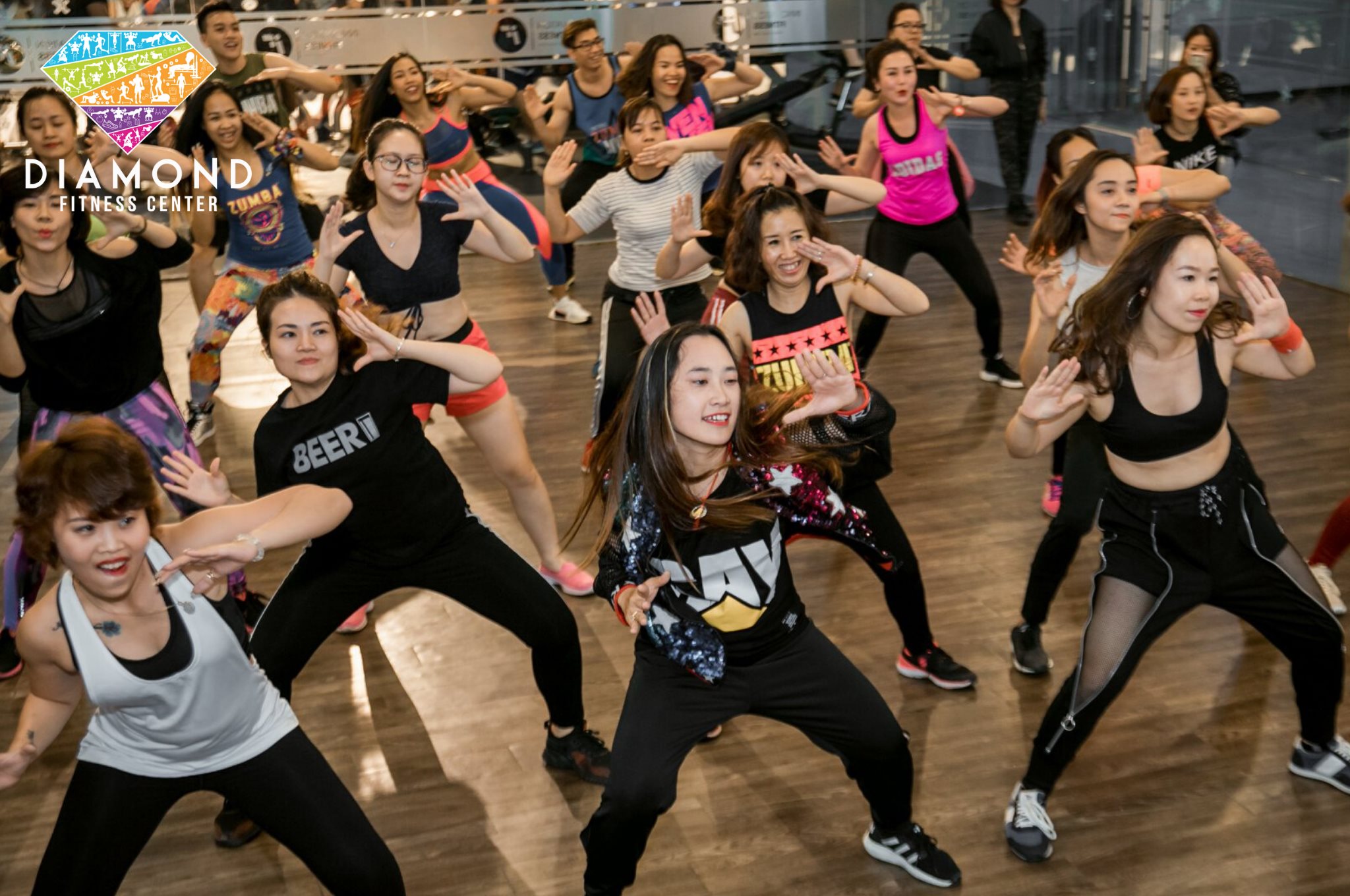 Diện tích phòng tập sẽ đáp ứng được mọi yêu cầu của lớp học