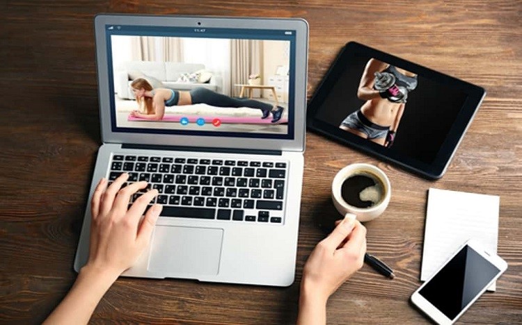 Thời hoàng kim của tập luyện online trong mùa dịch bệnh