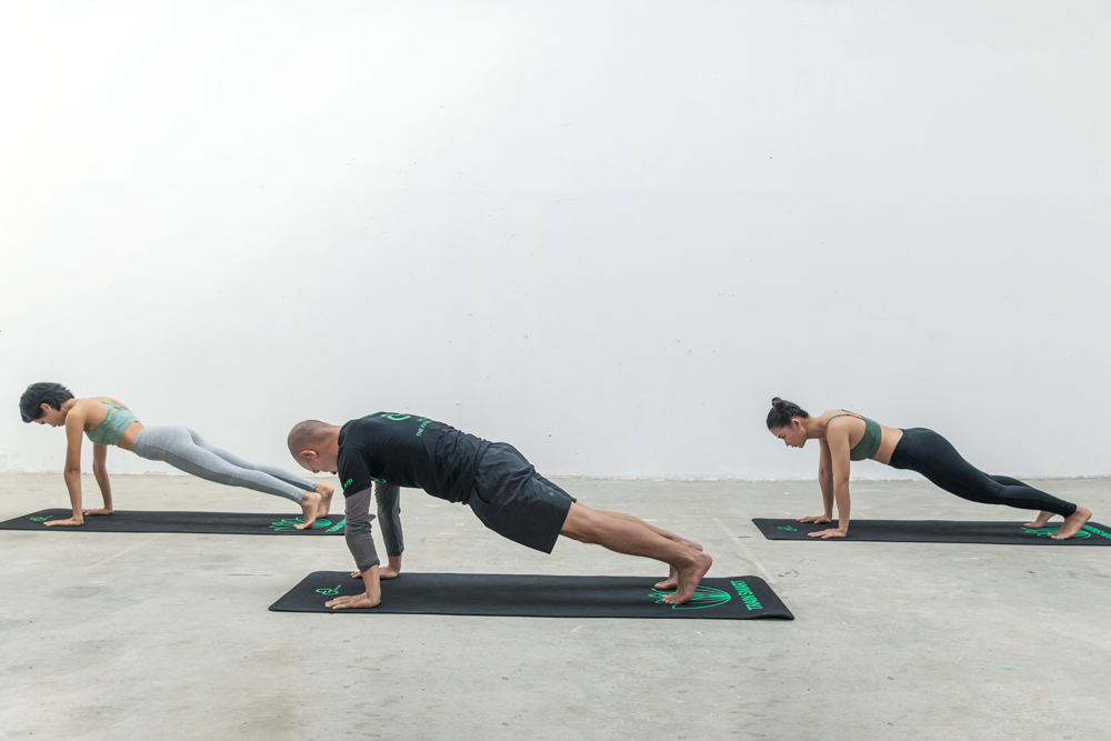 tư thế hít đất nằm trong chương trình tập luyện toàn thân