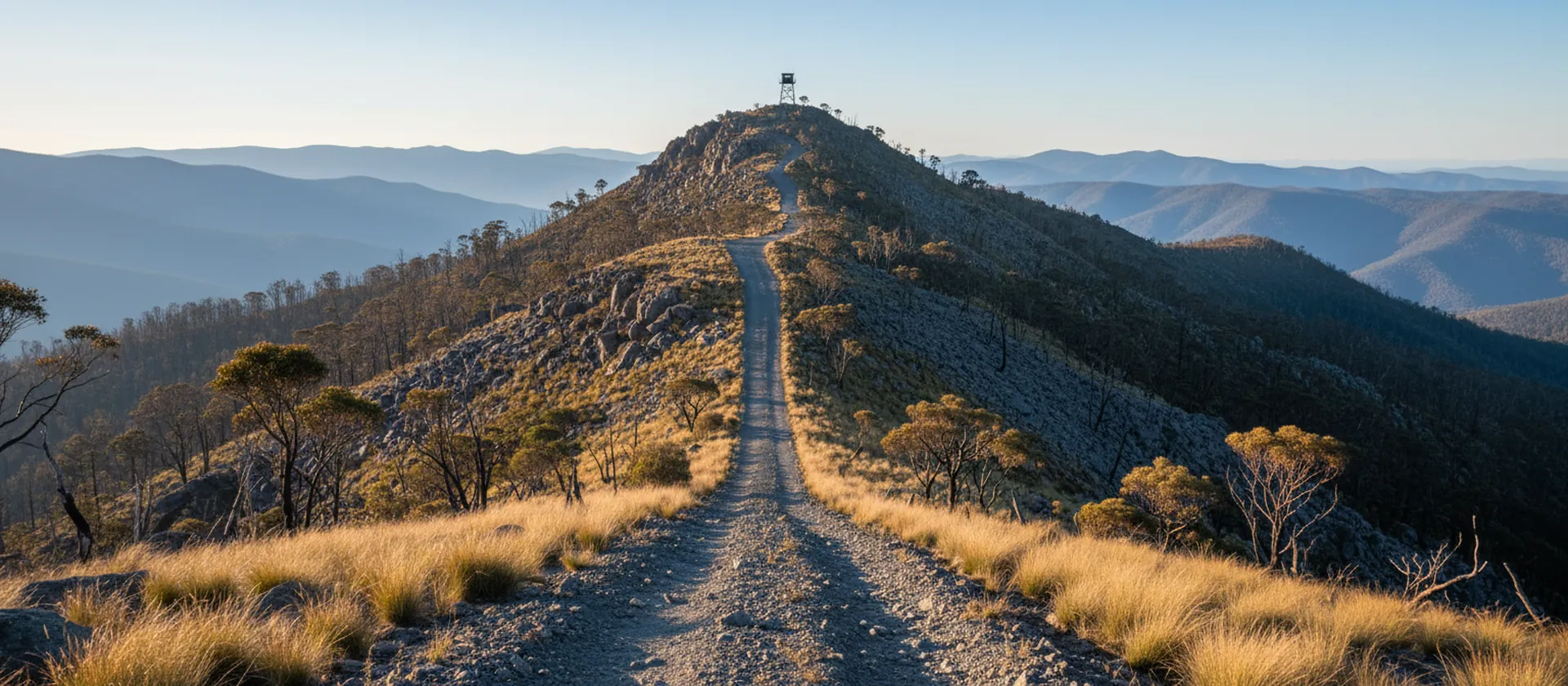 Billy Goat Bluff Track, Victorian High Country (Alpine National Park, west of Dargo)