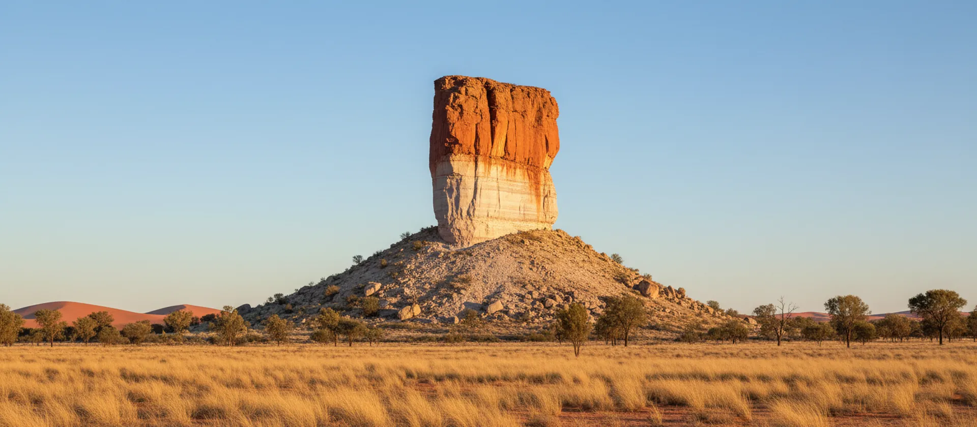Chambers Pillar, South of Alice Springs (Old South Road)
