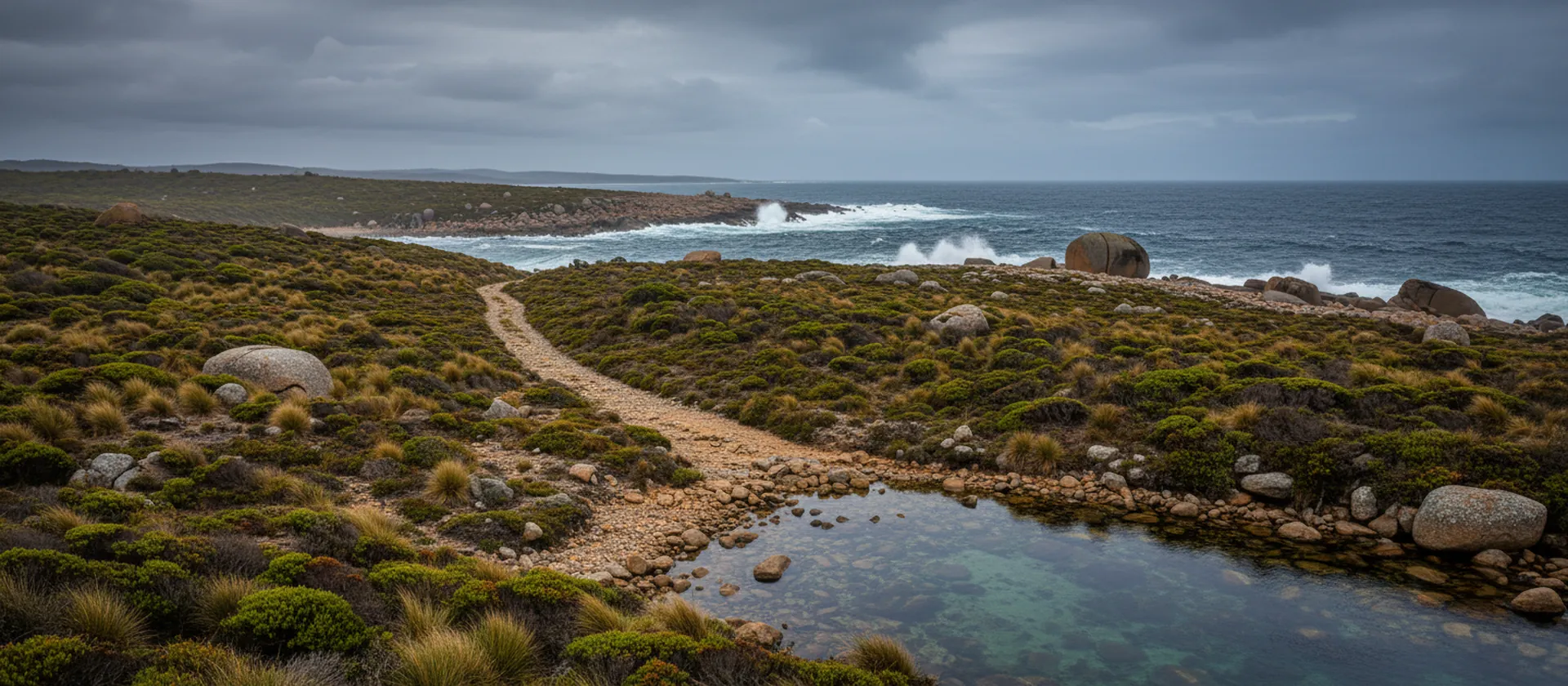 Climies Track, West coast (Trial Harbour to Granville Harbour)