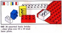Assorted Clear Bricks & Plates