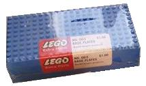 Five Large Base Plates - Blue