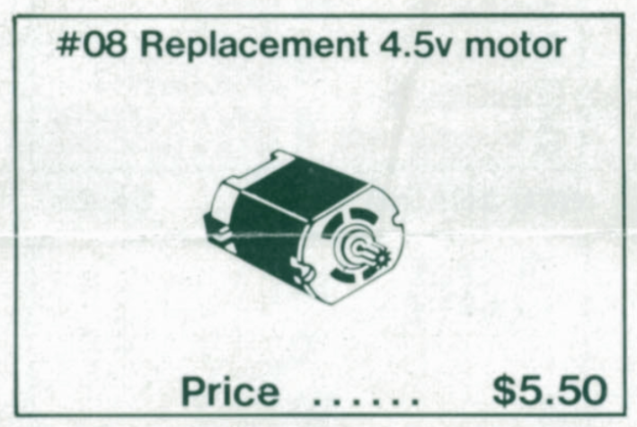 4.5V Replacement Motor