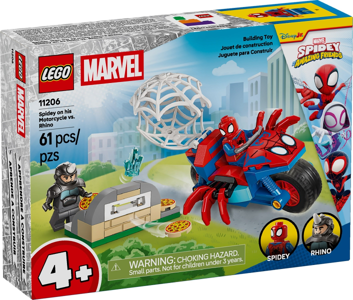 Spidey on his Motorcycle vs. Rhino image 2