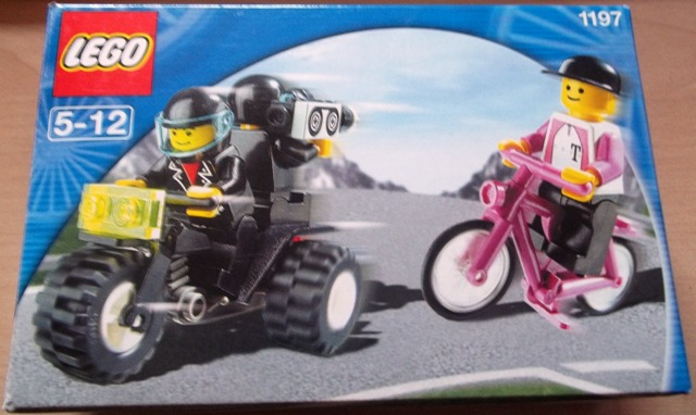 Telekom Race Cyclist and Television Motorbike image 2