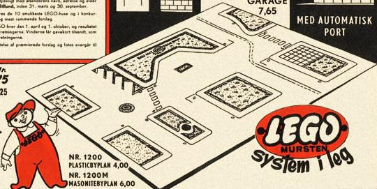 LEGO Town Plan Board, Small Plastic