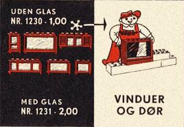 Windows and Door with Glass, Red image 2