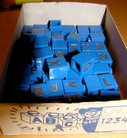 1/8 Bricks with Letters