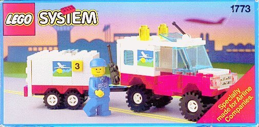 Airline Maintenance Vehicle with Trailer image 2