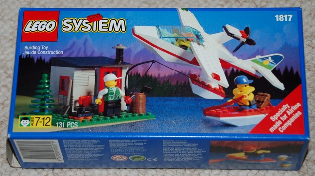Sea Plane with Hut and Boat