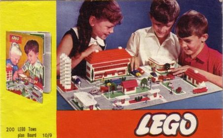 LEGO Town Plan Board, UK / Australian Cardboard Version