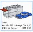 1:87 Mercedes 220 with Garage image 3