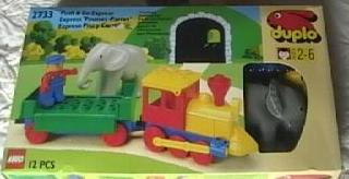 Push-Along Play Train (with Elephant)