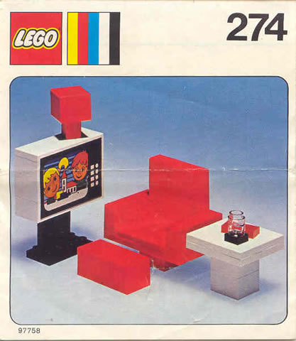 Colour T.V. and Chair