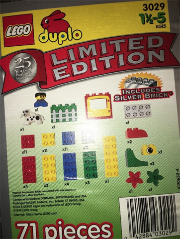 Limited Edition Silver Duplo Bucket