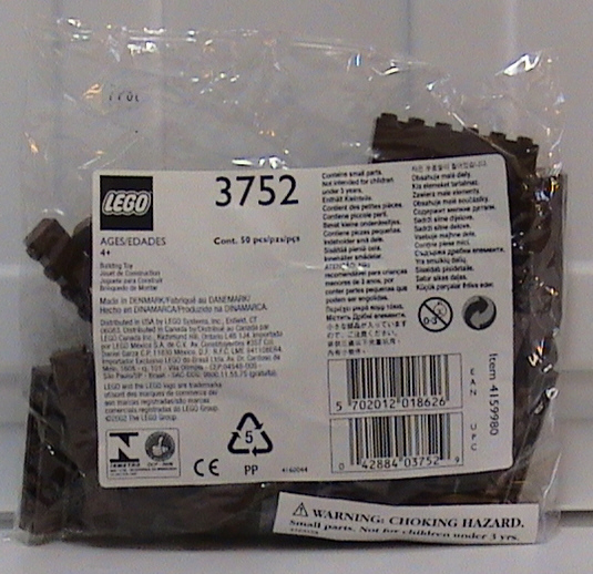 1 x 6 Brown Bricks