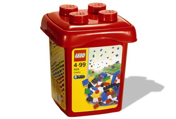 Build with Bricks Bucket {Red Bucket}