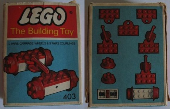 Train Couplers and Wheels (The Building Toy)